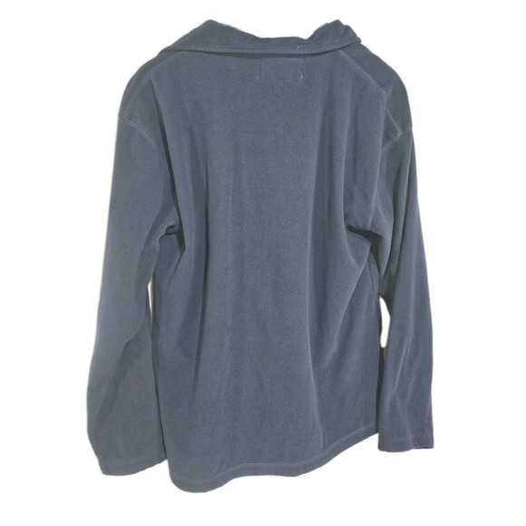 Johnnie O Pullover Mens Medium Blue Long Sleeve 1/4 Zip Mock Neck Golf Outdoor - Picture 3 of 9